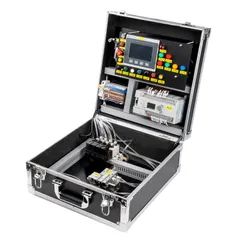 AB MicroLogix 1400 Pneumatic Component Timing Control Equipment - High-quality Allen-Bradley PLC training equipment for hands-on automation education