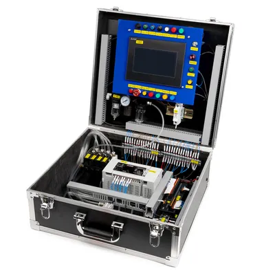 FX5U Pneumatic Control System - Mitsubishi FX5U PLC training kit for mitsubishi automation training