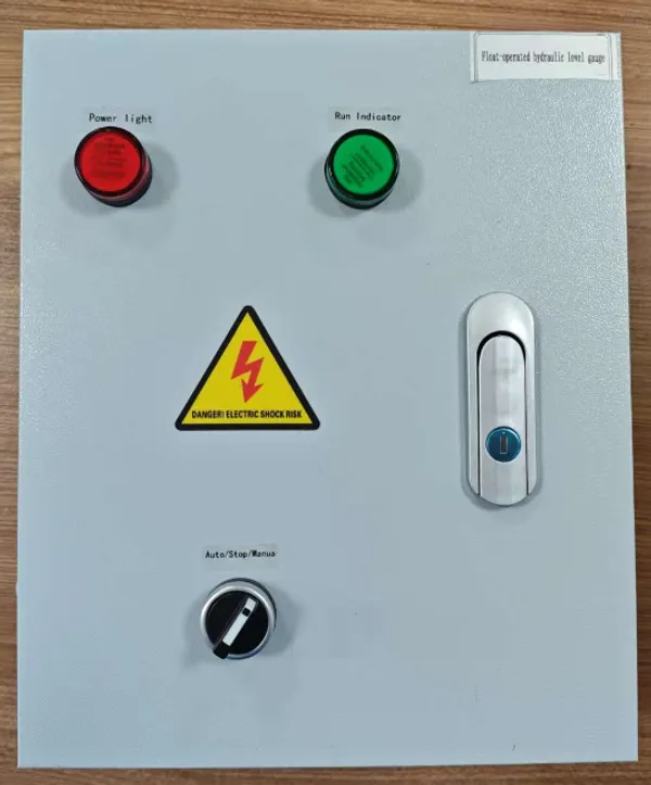 Liquid Level Control Cabinet - Professional Control Cabinet PLC training kit with complete documentation, wiring diagrams and training videos