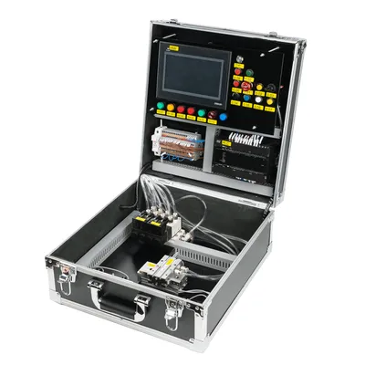 Omron NX1P2 Pneumatic Component Timing Control Equipment - High-quality Omron PLC training equipment for hands-on automation education