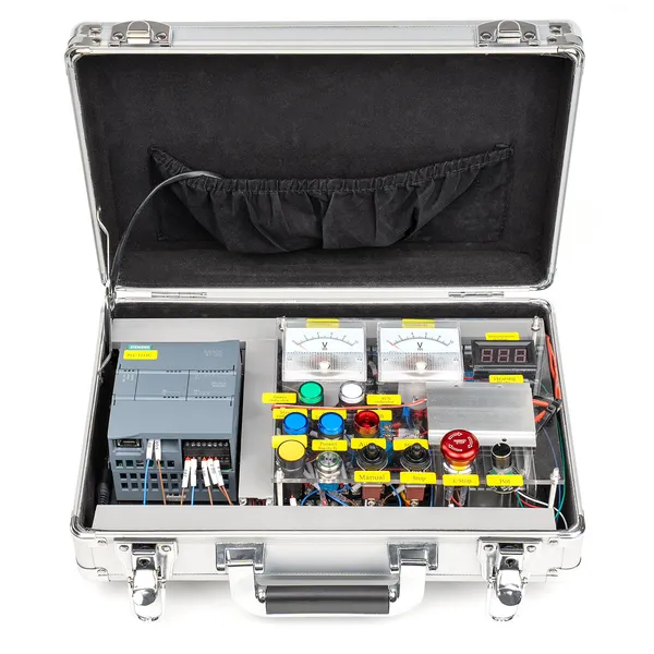 S7-1211C Temperature PID Kit - Professional Siemens PLC training kit with complete documentation and wiring diagrams
