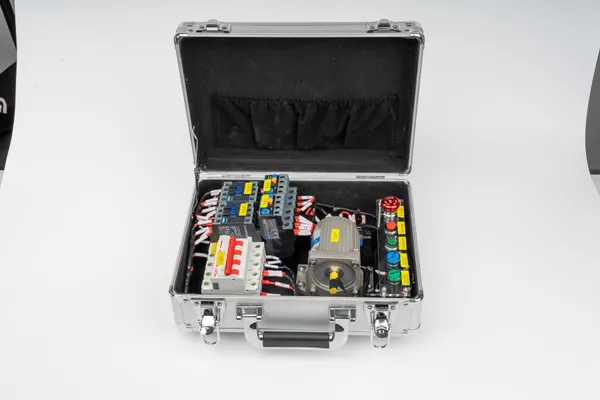 Three-Phase Motor Training Set - Professional Motor Control PLC training kit with complete documentation, wiring diagrams and training videos
